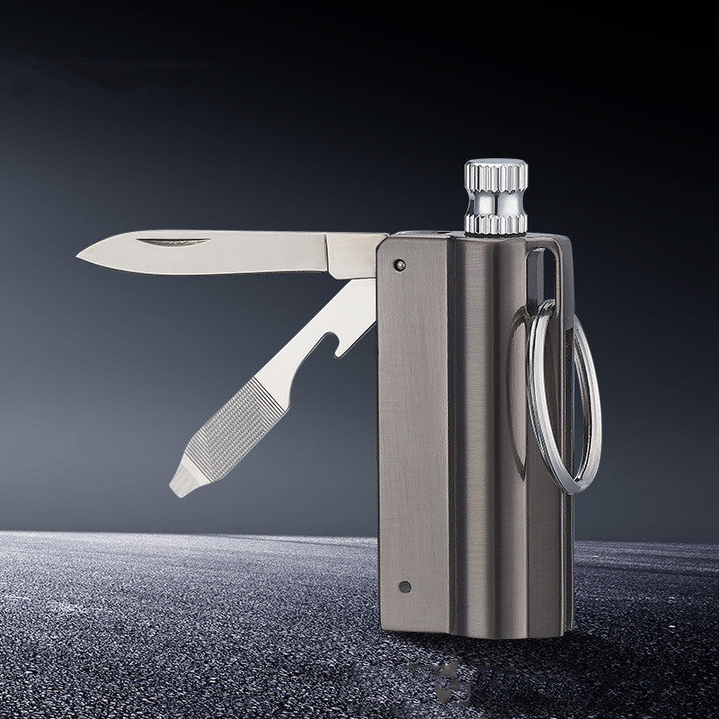 10000 Times Match With Knife Outdoor Waterproof Multi-functional Key Ring Lighter 10000 Times Match With Knife Outdoor Waterproof Multi-functional Key Ring Lighter